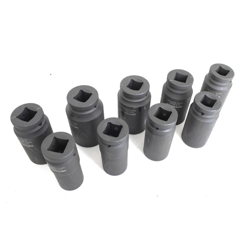 OPT-60209 Набор ударных головок глубоких 3/4", 22-38 мм, 9 предметов, OPTIMUS OPT-60209 Набор ударных головок глубоких 3/4", 22-38 мм, 9 предметов, OPTIMUS