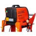 WDK-9B Многофункциональный споттер 220В, 14кВА, 40А, сварочный ток 3800А, с тележкой WDK-1331, WiederKraft