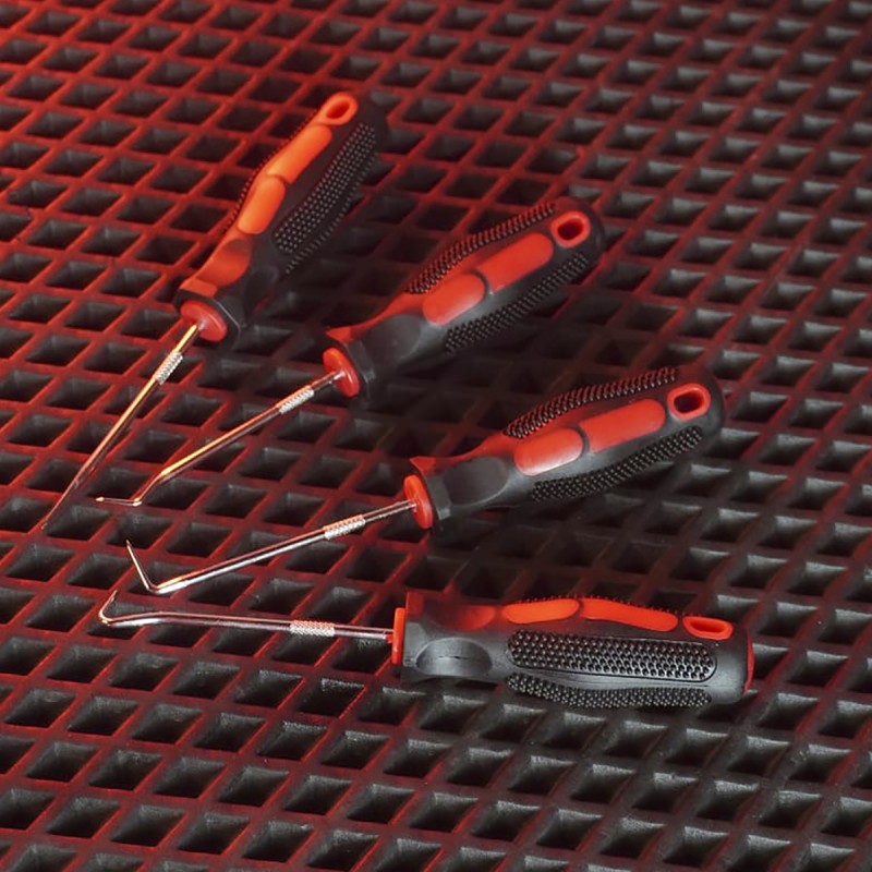 OPT-97000 Набор мини крючков слесарных, 4 шт, OPTIMUS OPT-97000 Набор мини крючков слесарных, 4 шт, OPTIMUS