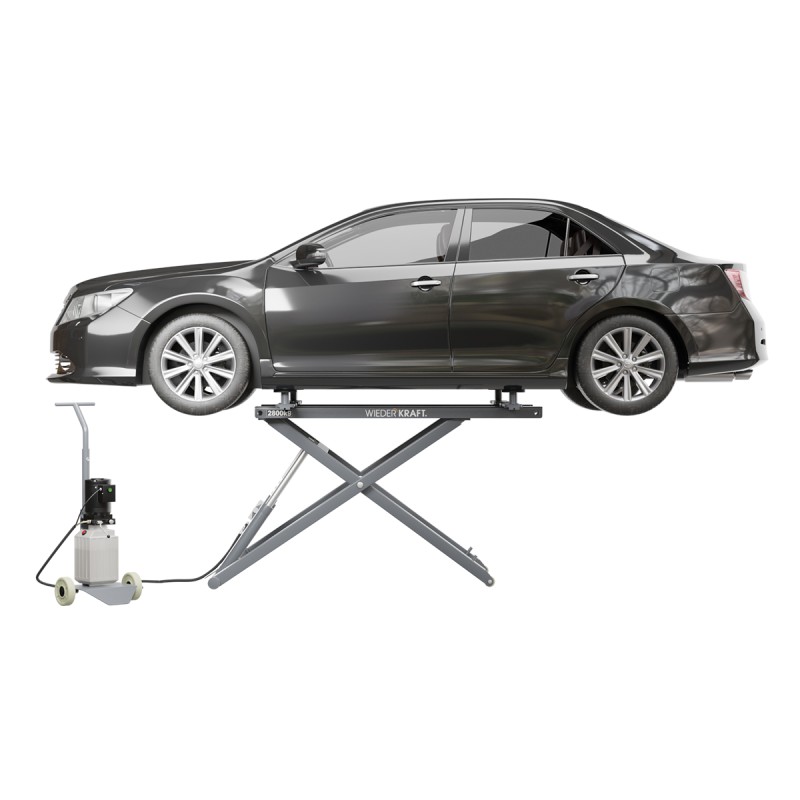 WDK-503 Ножничный мобильный подъемник, г/п 2700 кг, 220В / 2.2 кВт, WiederKraft