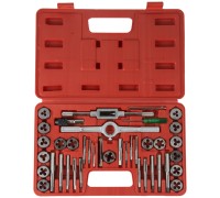 OPT-MTDS40 Набор метчиков и плашек М3 - 12, метрическая резьба, 40 предметов