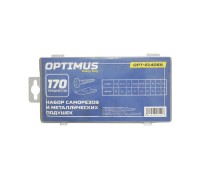 OPT-214065 Набор саморезов и металлических скоб, 170 предметов