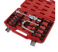 WDK-214490 Съемник подшипников цанговый с обратным молотком, 16 предметов