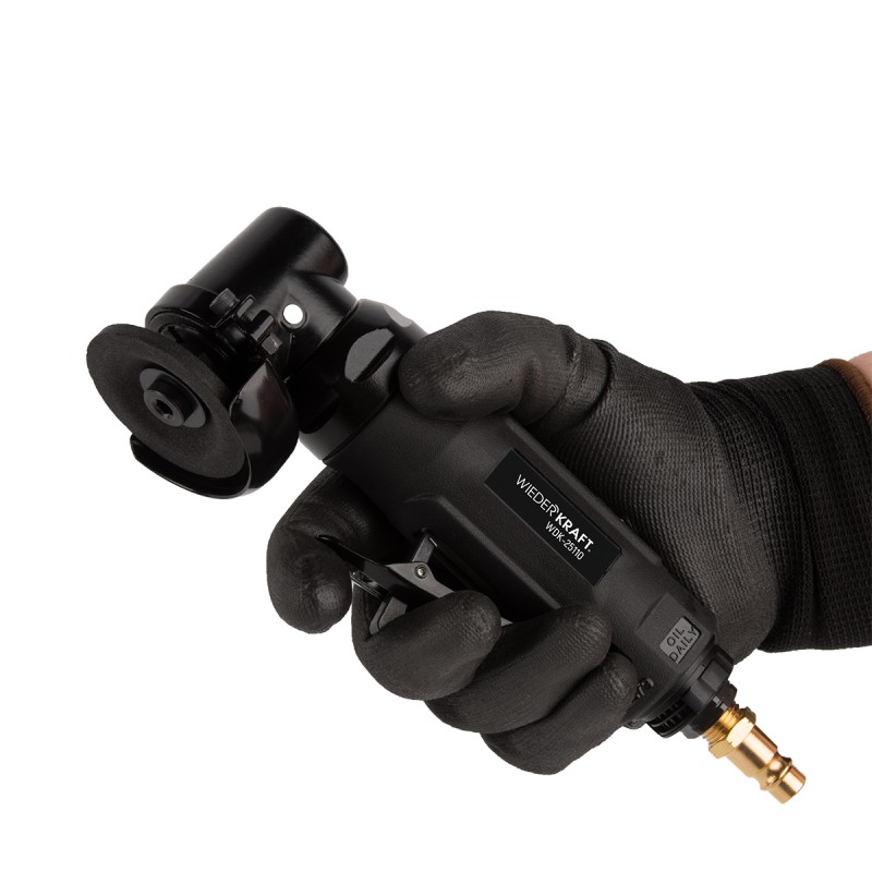 WDK-25110 Пневматическая углошлифовальная машина, 15000 об/мин, WiederKraft WDK-25110 Пневматическая углошлифовальная машина, 15000 об/мин, WiederKraft