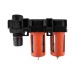 WDK-70740 Блок подготовки воздуха 1/2" двухступенчатый с влагомаслоотделителем, регулятором и маноме