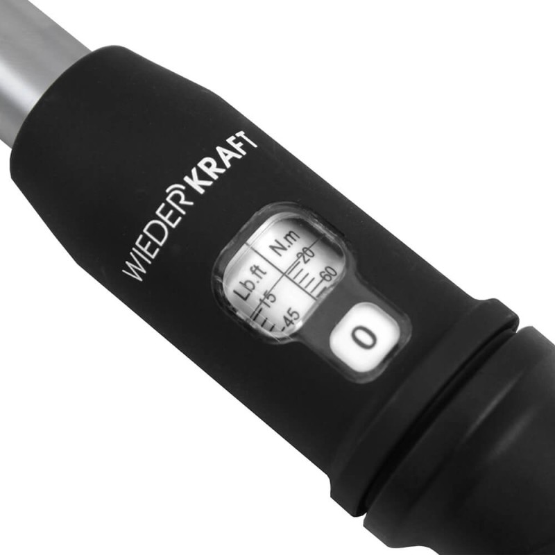 WDK-NX20210 Динамометрический ключ 20-210 Нм, трещотка с проходным приводным квадратом 1/2", WiederKraft WDK-NX20210 Динамометрический ключ 20-210 Нм, трещотка с проходным приводным квадратом 1/2", WiederKraft