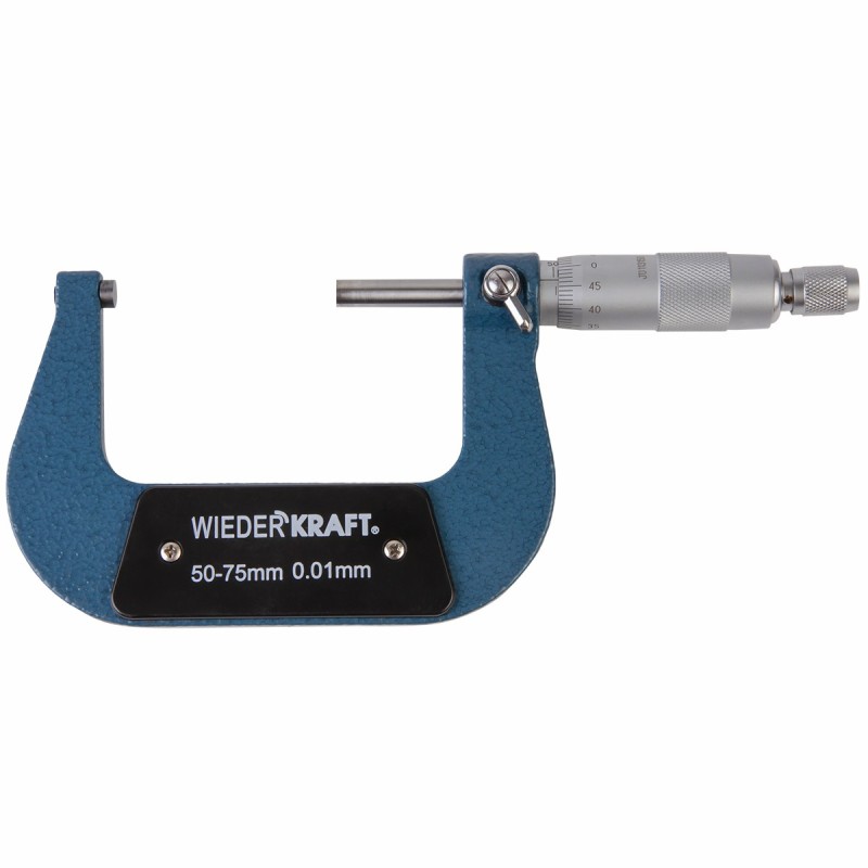 WDK-MM7501 Микрометр нониусный 50-75 мм, 0,01 мм, WiederKraft WDK-MM7501 Микрометр нониусный 50-75 мм, 0,01 мм, WiederKraft