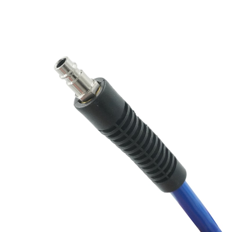 OPT-7908 Шланг пневматический спиральный с БРС, 8 м, 10*14 мм, OPTIMUS OPT-7908 Шланг пневматический спиральный с БРС, 8 м, 10*14 мм, OPTIMUS