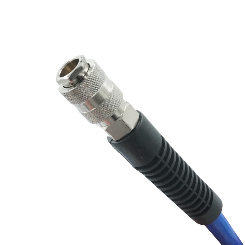 OPT-7908 Шланг пневматический спиральный с БРС, 8 м, 10*14 мм, OPTIMUS OPT-7908 Шланг пневматический спиральный с БРС, 8 м, 10*14 мм, OPTIMUS