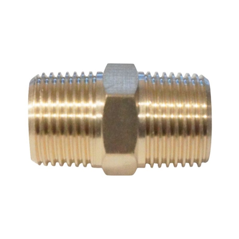 WDK-238MB Адаптер, резьба 3/8"-3/8" PT, M-M (внешняя), латунь WDK-238MB Адаптер, резьба 3/8"-3/8" PT, M-M (внешняя), латунь