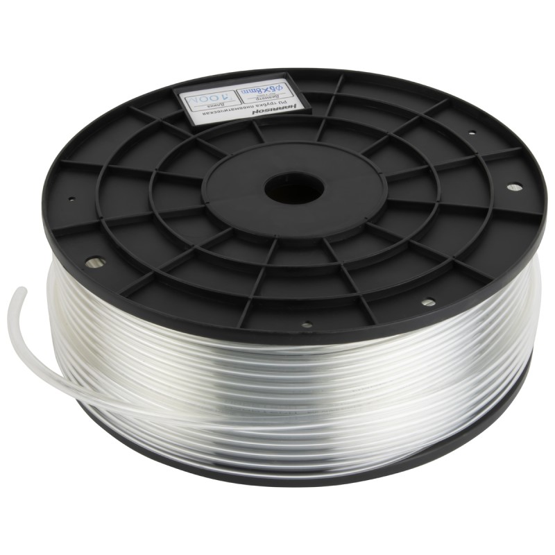 HUS0508-CL Трубка бесцветная Harrison PU 5х8 мм, длина 100 м,
