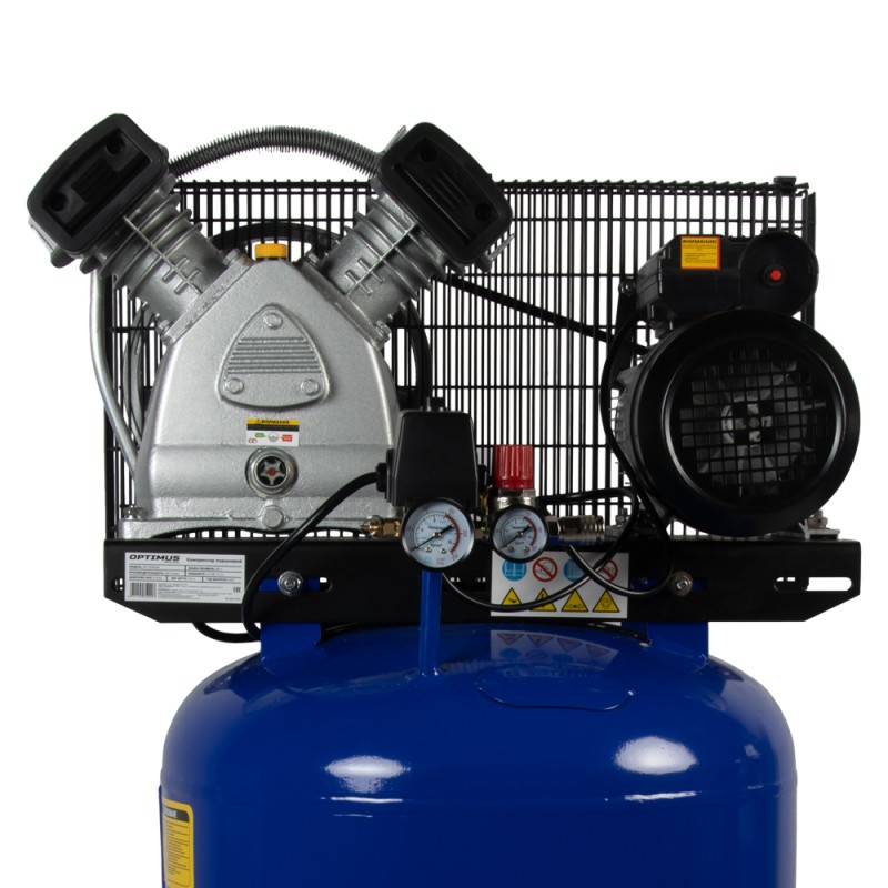 OPT-301042A Компрессор поршневой вертикальный, 420 л/мин, 2.2 КВт, ресивер 100 л, OPTIMUS OPT-301042A Компрессор поршневой вертикальный, 420 л/мин, 2.2 КВт, ресивер 100 л, OPTIMUS