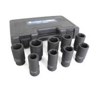 OPT-60209 Набор ударных головок глубоких 3/4", 22-38 мм, 9 предметов