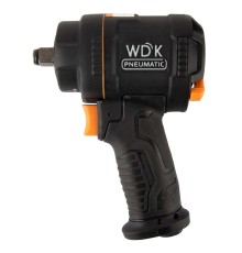WDK-20425S Гайковерт пневматический ударный, композитный корпус, привод 1/2", 1200 Нм