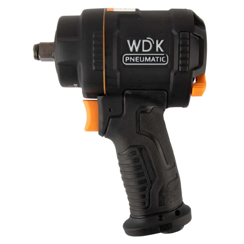 WDK-20425S Гайковерт пневматический ударный, композитный корпус, привод 1/2", 1200 Нм