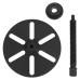 WDK-216312 Съемник ступицы универсальный для грузовиков, WiederKraft