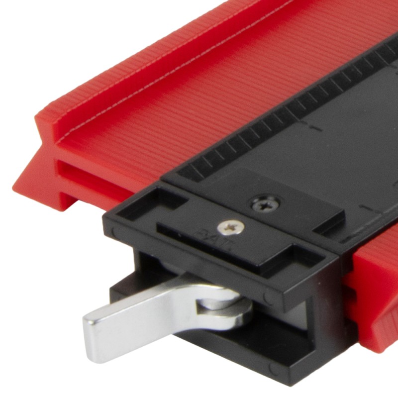 WDK-65420 Профильная кузовная линейка с фиксатором, 125 мм, WiederKraft WDK-65420 Профильная кузовная линейка с фиксатором, 125 мм, WiederKraft