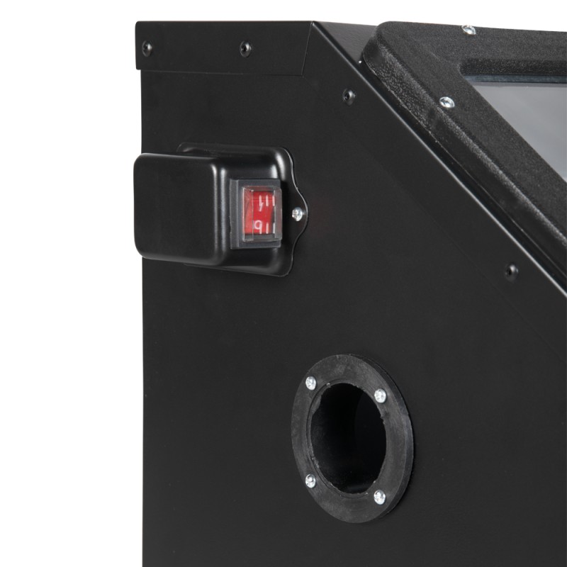 WDK-83110D Камера пескоструйная 110 л, в комплекте с абразивом, WiederKraft