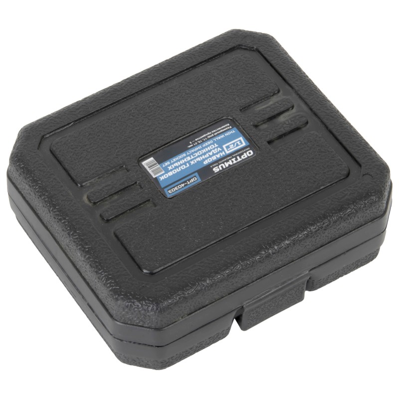 OPT-40303 Набор ударных головок тонкостенных 1/2", 17, 19, 21 мм, OPTIMUS OPT-40303 Набор ударных головок тонкостенных 1/2", 17, 19, 21 мм, OPTIMUS