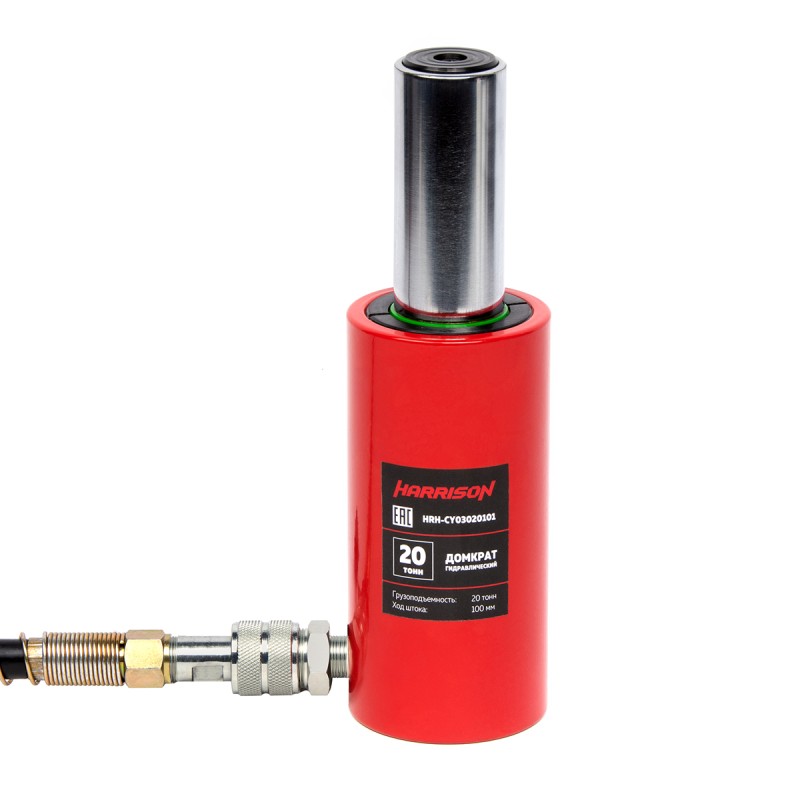 HRH-CY03020101 Гидравлический цилиндр (домкрат), однополостной 20 т, ход 100 мм, HARRISON