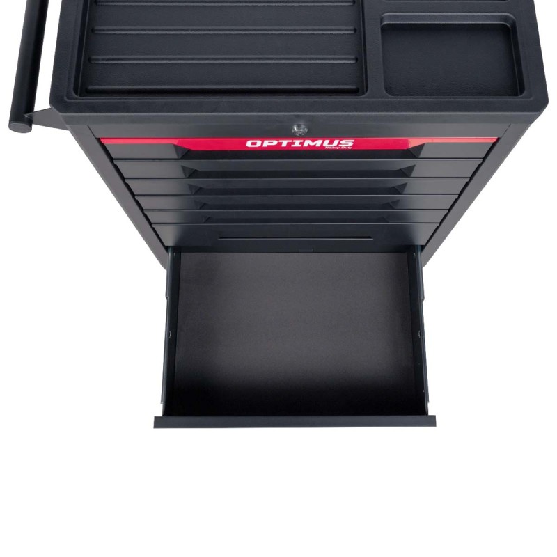 Тележка инструментальная 7 полок с набором инструментов, пластиковая столешниц OPTIMUS OPT-717P, OPTIMUS Тележка инструментальная 7 полок с набором инструментов, пластиковая столешниц OPTIMUS OPT-717P, OPTIMUS