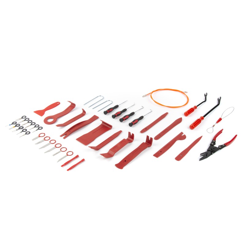 WDK-214268 Набор универсальный для разборки салона автомобиля, 40 предметов, WiederKraft WDK-214268 Набор универсальный для разборки салона автомобиля, 40 предметов, WiederKraft