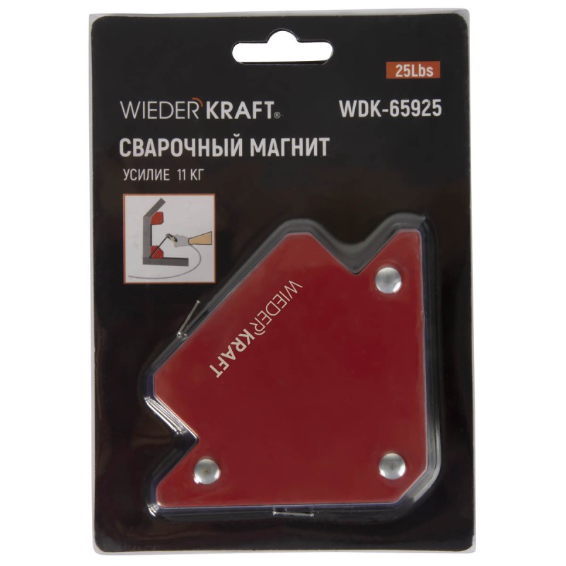 WDK-65925 Сварочный магнит, 45, 90, 135 градусов, усилие 25Lbs, WiederKraft WDK-65925 Сварочный магнит, 45, 90, 135 градусов, усилие 25Lbs, WiederKraft