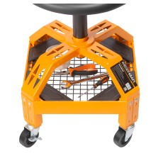 WDK-86016 Стул рабочий для автослесаря с лотком для инструмента