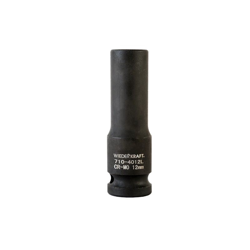 WDK-710-4012L Головка торцевая ударная глубокая 1/2", 6 граней, 12 мм, WiederKraft WDK-710-4012L Головка торцевая ударная глубокая 1/2", 6 граней, 12 мм, WiederKraft