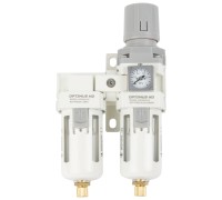 AFW3000-03 Блок подготовки воздуха 3/8" с влагоотделителем, регулятором и манометром