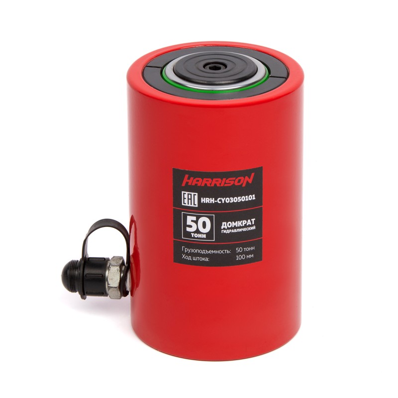 HRH-CY03050101 Гидравлический цилиндр (домкрат), однополостной 50 т, ход 100 мм, HARRISON