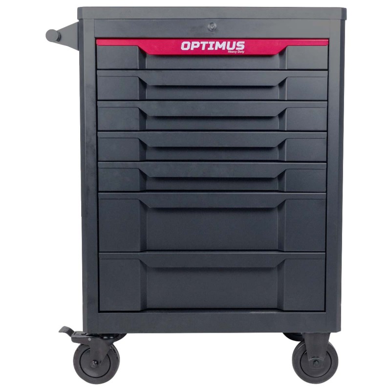 Тележка инструментальная 7 полок с набором инструментов, пластиковая столешниц OPTIMUS OPT-717P, OPTIMUS Тележка инструментальная 7 полок с набором инструментов, пластиковая столешниц OPTIMUS OPT-717P, OPTIMUS