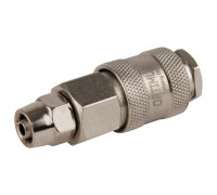 OPT-720SPA Соединение быстросъемное пневматическое с обжимным креплением под шланг 8 мм