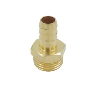 OPT-74012HHM Штуцер пневматический ёлочка, внешняя резьба 1/2", 12 мм