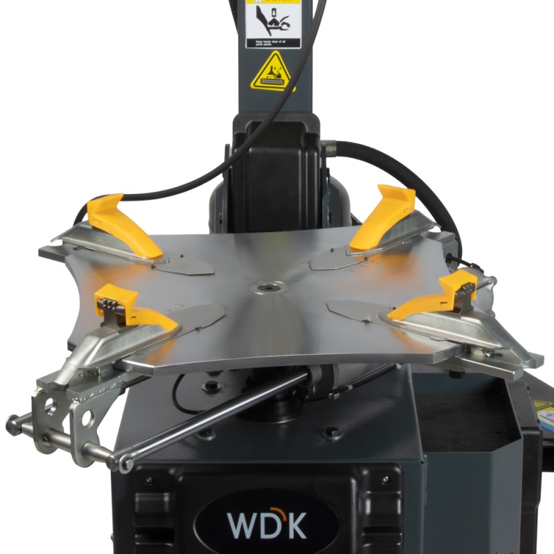 WDK-709238 Автоматический шиномонтажный станок со взрывной накачкой колес, двухскоростной. Захват 10, WiederKraft