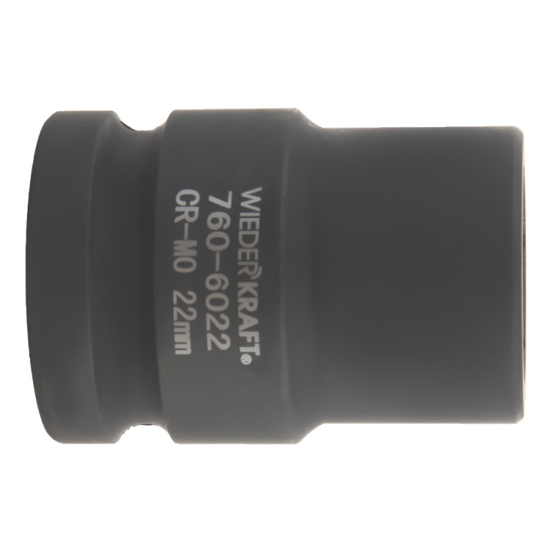 WDK-760-6022 Головка ударная 3/4", 6 граней, 22 мм, WiederKraft WDK-760-6022 Головка ударная 3/4", 6 граней, 22 мм, WiederKraft