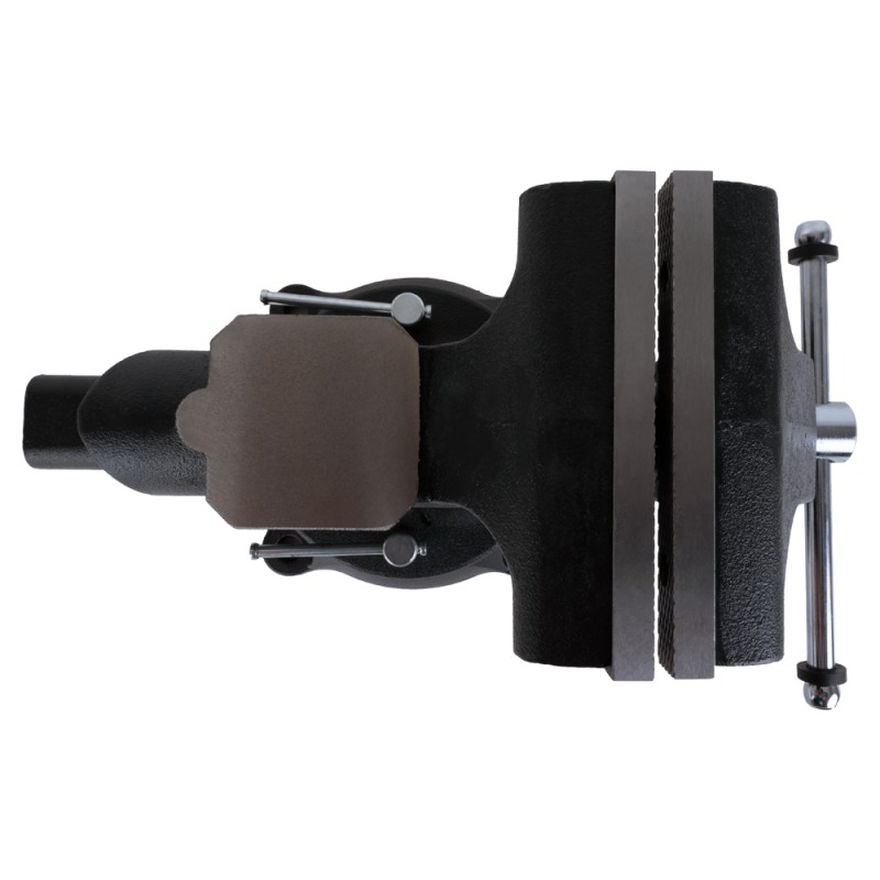 WDK-BV200 Профессиональные слесарные тиски поворотные с наковальней 200 мм, WiederKraft