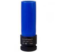 WDK-703-4017L Головка торцевая ударная тонкостенная 1/2", 6 граней, 17 мм