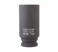 WDK-710-4027L Головка торцевая ударная глубокая 1/2", 6 граней, 27 мм
