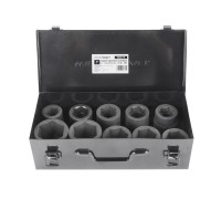 WDK-711 Набор ударных головок 1", 27-50 мм, 10 предметов