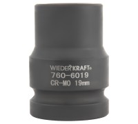 WDK-760-6019 Головка ударная 3/4", 6 граней, 19 мм