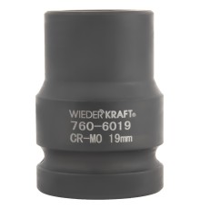 WDK-760-6019 Головка ударная 3/4", 6 граней, 19 мм