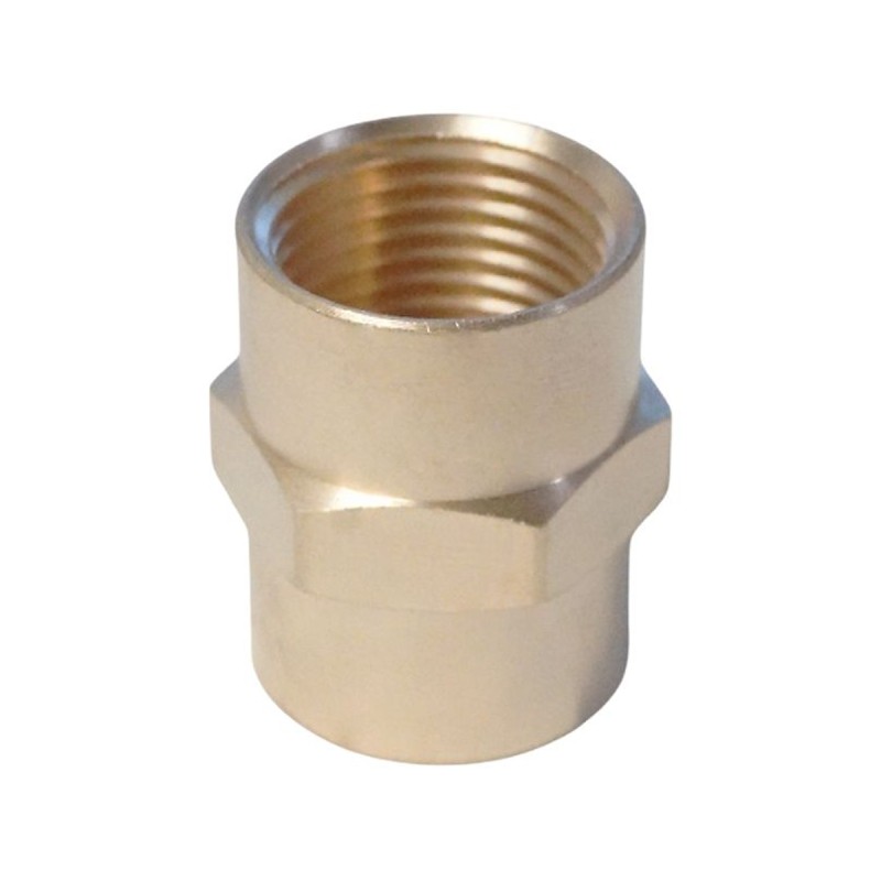 WDK-238FB Адаптер, резьба 3/8"-3/8" PT, F-F (внутренний), латунь WDK-238FB Адаптер, резьба 3/8"-3/8" PT, F-F (внутренний), латунь