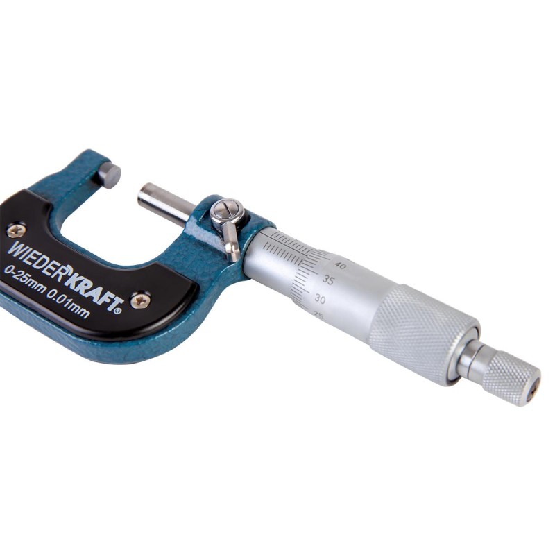 WDK-MM2501 Микрометр нониусный 0-25 мм, 0,01 мм, WiederKraft