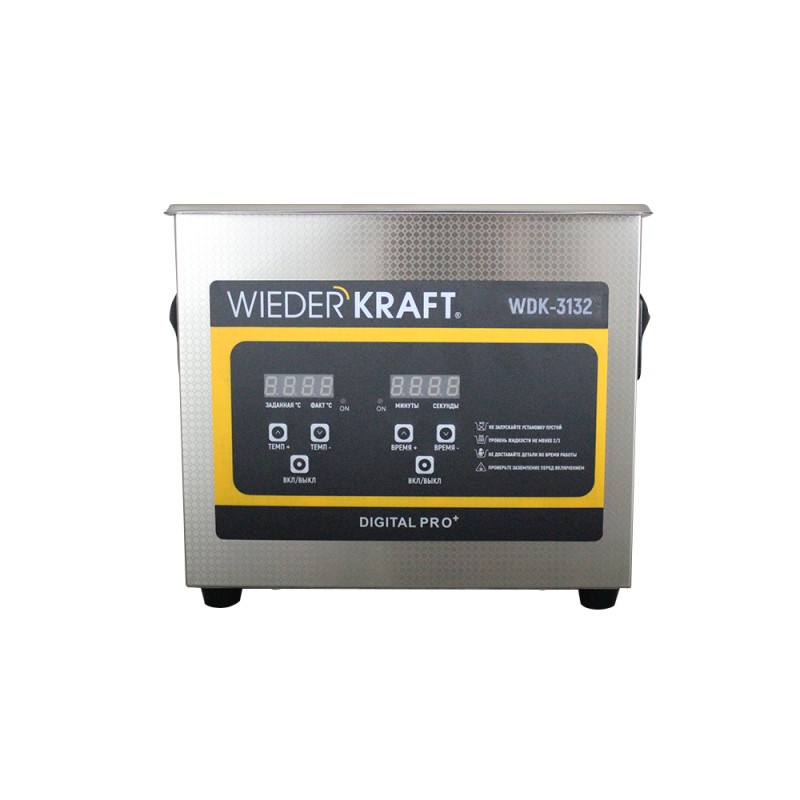 WDK-3132 Ультразвуковая мойка с подогревом, 3.2 л, WiederKraft WDK-3132 Ультразвуковая мойка с подогревом, 3.2 л, WiederKraft