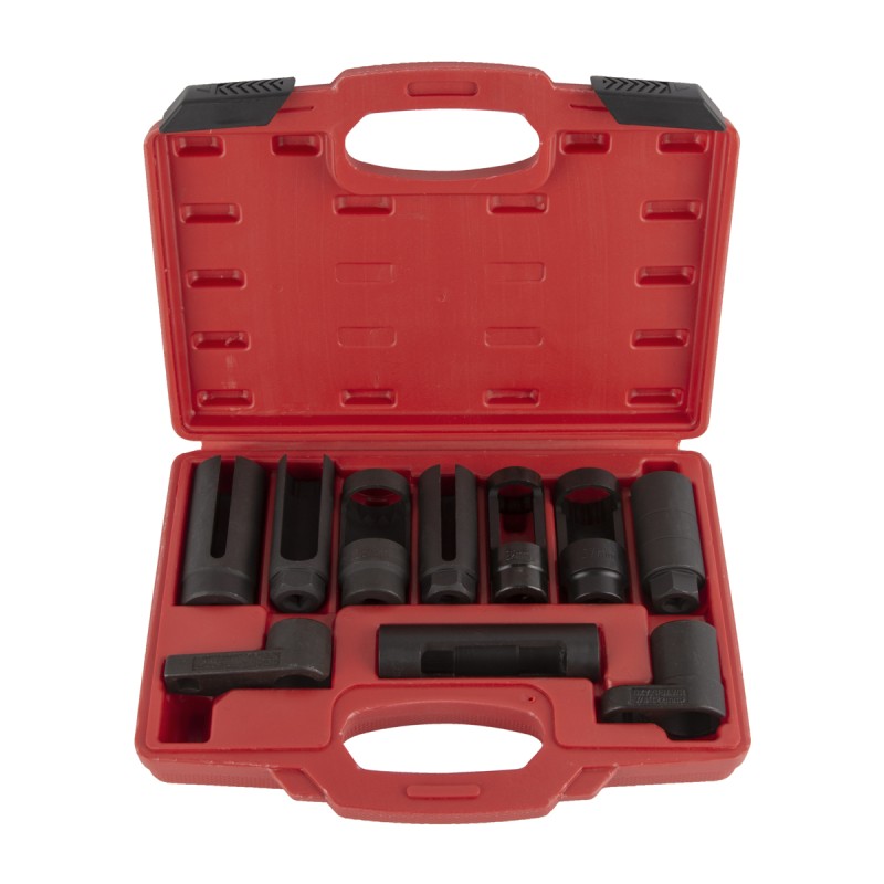 WDK-214250 Набор головок для кислородных датчиков и лямбда-зондов, 10 предметов, WiederKraft