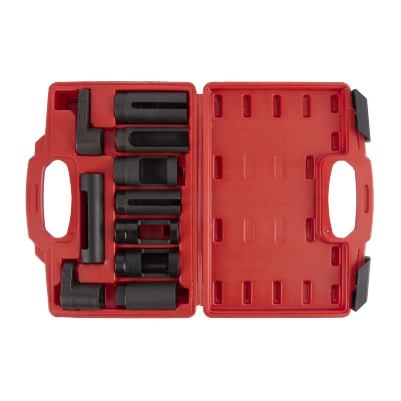 WDK-214250 Набор головок для кислородных датчиков и лямбда-зондов, 10 предметов, WiederKraft