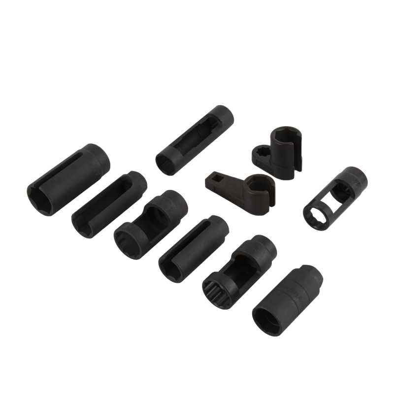 WDK-214250 Набор головок для кислородных датчиков и лямбда-зондов, 10 предметов, WiederKraft