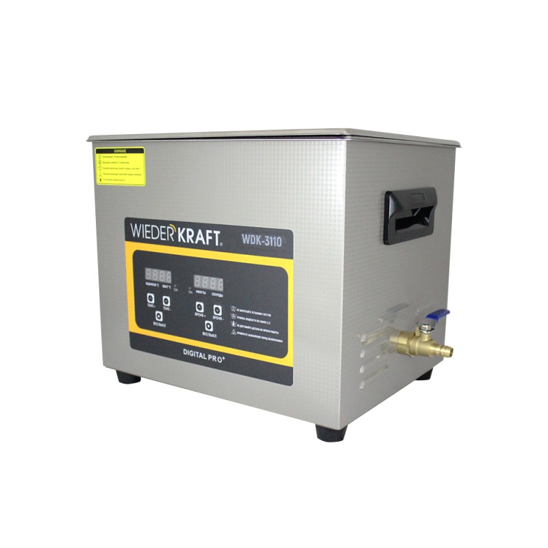 WDK-3110 Ультразвуковая мойка с подогревом, 10 л, WiederKraft WDK-3110 Ультразвуковая мойка с подогревом, 10 л, WiederKraft