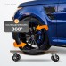 WDK-80322 Тележка транспортировочная под колеса автомобиля, г/п 450 кг, 2 шт, WiederKraft